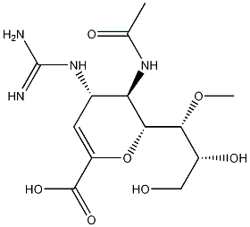 ラニナミビル 化学構造式