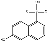 6-hydroxy-1-naphthalenesulfonic acid 结构式
