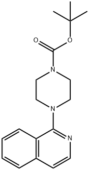 1-叔丁氧羰基-4-异喹啉-1-基-哌嗪,205264-33-1,结构式