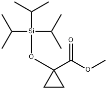 1-(Triisopropylsilyloxy)cyclopropylcarboxylic Acid Methyl Ester Structure