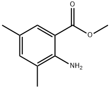 2-氨基-3,5-二甲基苯甲酸甲酯,206551-23-7,结构式