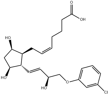 氯前列烯醇/氯前列醇 结构式