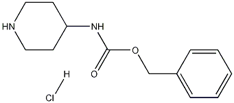 4-Benzyloxycarbonylaminopiperidine Hydrochloride Struktur