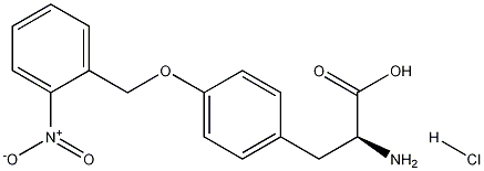O-(2-Nitrobenzyl)-L-tyrosine Hydrochloride Struktur