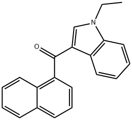 (1-Ethyl-1H-indol-3-yl)-naphthalen-1-yl-methanone Structure