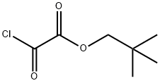 2-クロロ-2-オキソ酢酸ネオペンチル 化学構造式