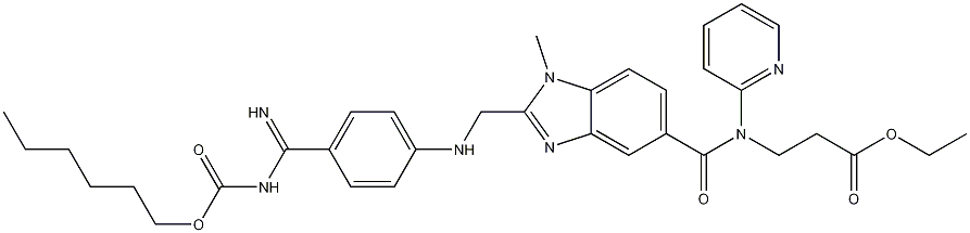 Dabigatran etexilate Structure