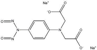 N,N-Dinitroso-p-phenylenediamine-N,N-diacetic Acid, Disodium Salt Structure