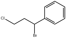 (1-Bromo-3-chloropropyl)benzene, 21763-00-8, 结构式