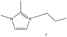 1,2-DIMETHYL-3-PROPYLIMIDAZOLIUM IODIDE Structure