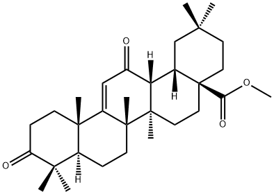 3,12-二氧代齐墩果-9(11)-烯-28-酸甲酯, 218600-50-1, 结构式