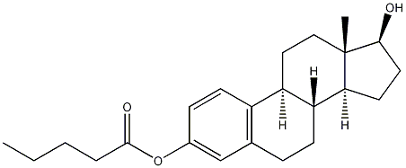 Estradiol 3-Valerate Structure