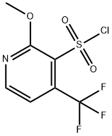 3-PYRIDINESULFONYL CHLORIDE, 2-METHOXY-4-(TRIFLUOROMETHYL)-,219715-41-0,结构式