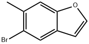 5-bromo-6-methylbenzofuran Struktur