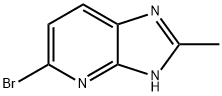 5-溴-2-甲基-1H-咪唑并[4,5-B]吡啶,219762-28-4,结构式