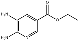 ETHYL 5,6-DIAMINOPYRIDINE-3-CARBOXYLATE 结构式
