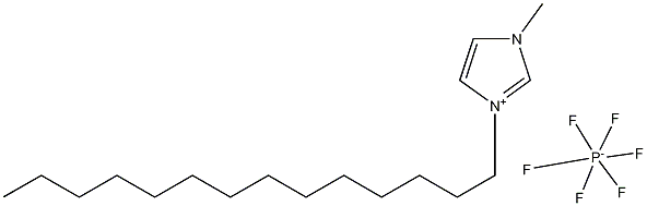 1-十四烷基-3-甲基咪唑六氟磷酸盐,219947-94-1,结构式