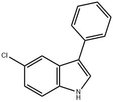 5-Chloro-3-phenyl-1H-indole,22072-89-5,结构式