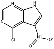 4-Chloro-5-nitro-7H-pyrrolo[2,3-d]pyrimidine Structure