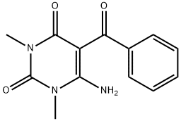5-Benzoyl-6-amino-1,3-dimethyluracil 结构式