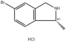 5-Bromo-2,3-dihydro-1-methyl-1H-isoindole hydrochloride Structure