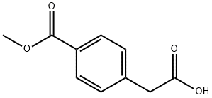 2-(4-(метоксикарбонил)фенил)уксусная кислота структура