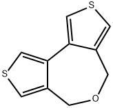 4H,6H-Dithieno(3,4-C:3',4'-E)oxepin Struktur