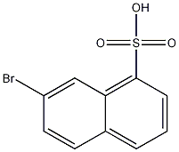 7-Bromonaphthalene-1-sulfonic acid,23116-37-2,结构式