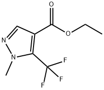 1-甲基-5-三氟甲基-1H-吡唑-4-羧酸乙酯, 231285-86-2, 结构式