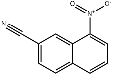 2-Cyano-8-nitronaphthalene Struktur