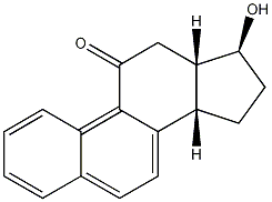 14beta-Gona-1,3,5,7,9-pentaen-11-one, 17beta-hydroxy- Struktur