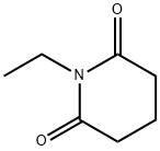 N-エチルグルタルイミド 化学構造式