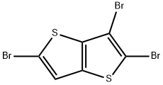 2,3,5-tribromothieno[3,2-b]thiophene Struktur