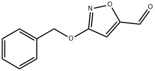 3-(benzyloxy)isoxazole-5-carbaldehyde Struktur