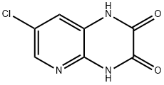 7-Chloro-1,4-dihydro-pyrido[2,3-b]pyrazine-2,3-dione, 25710-21-8, 结构式