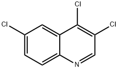 3,4,6-Trichloroquinoline 化学構造式