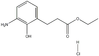 (2R,3S)-3-Amino-2-hydroxybenzenepropanoic acid ethyl ester hydrochloride Struktur