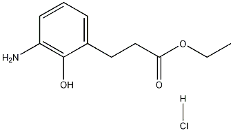 (2R,3S)-3-Amino-2-hydroxybenzenepropanoic acid ethyl ester hydrochloride 化学構造式