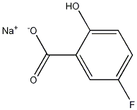 sodium 5-fluoro-2-hydroxybenzoate Structure
