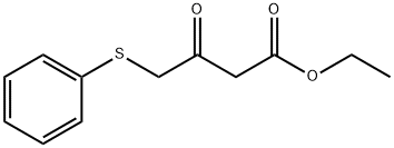 Ethyl 3-oxo-4-(phenylthio)butanoate 化学構造式