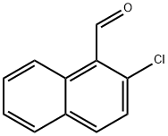 2-Chloronaphthalene-1-carboxaldehyde 化学構造式