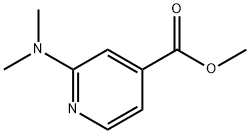 2-(二甲氨基)吡啶-4-甲酸甲酯,26156-52-5,结构式