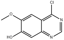 4-Chloro-6-methoxy-quinazolin-7-ol Structure