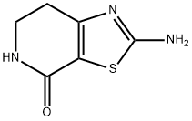 2-氨基-6,7-二氢噻唑并[5,4-C]吡啶-4(5H)-酮, 26493-11-8, 结构式