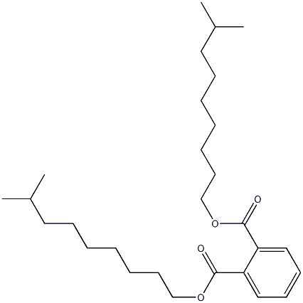 Diisodecyl phthalate 结构式