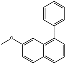 7-Methoxy-1-phenylnaphthalene Structure