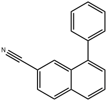 2-Cyano-8-phenylnaphthalene Struktur