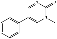 1-Methyl-5-phenyl-2(1H)-pyrimidinone 化学構造式