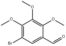 5-Bromo-2,3,4-trimethoxy-benzaldehyde Structure