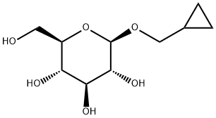 Cyclopropylmethyl beta-D-glucopyranoside Structure